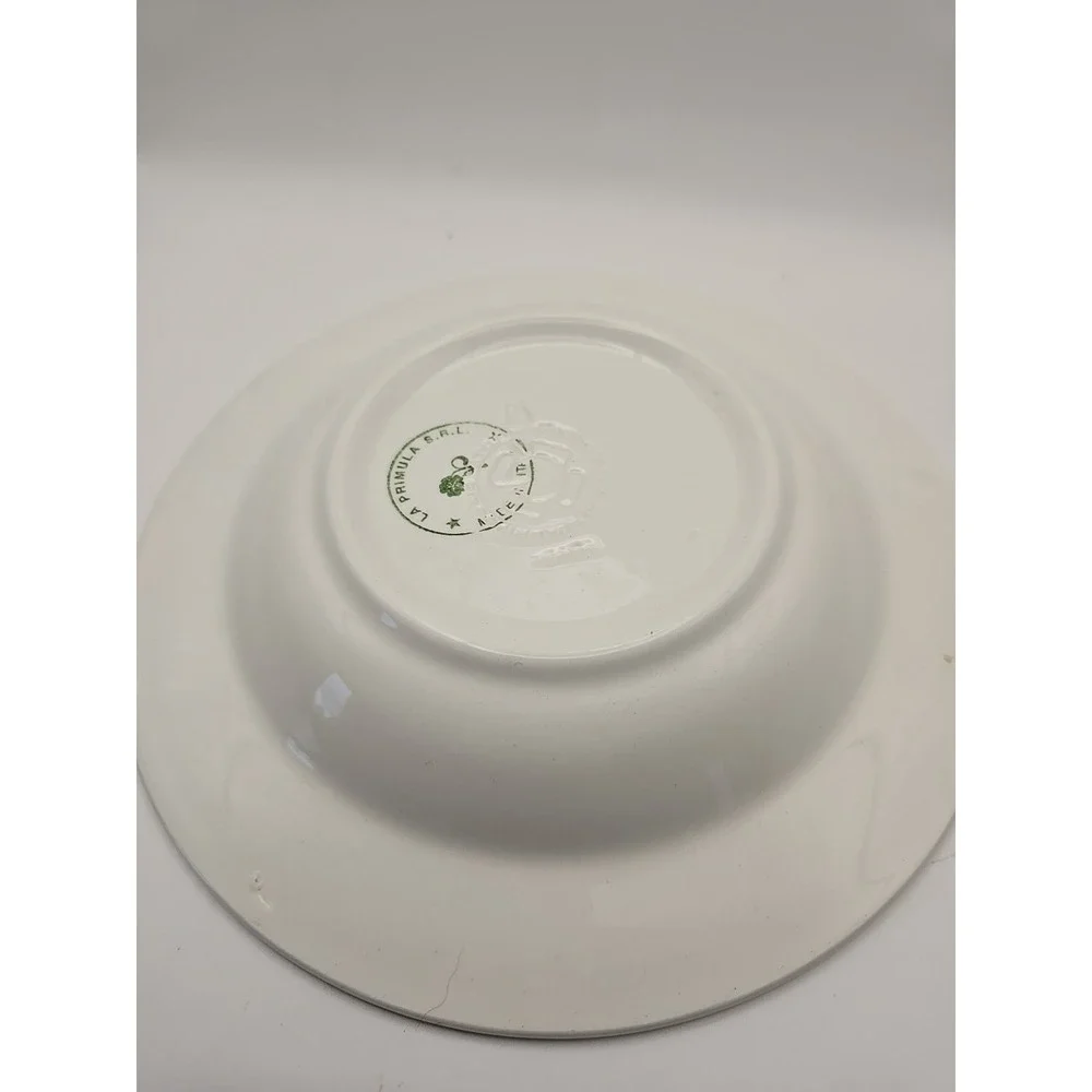 Vintage Ceramica La Primula Rimmed Pasta Bowl 8 3/4